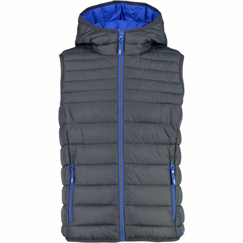 CMP KID VEST FIX HOOD gris