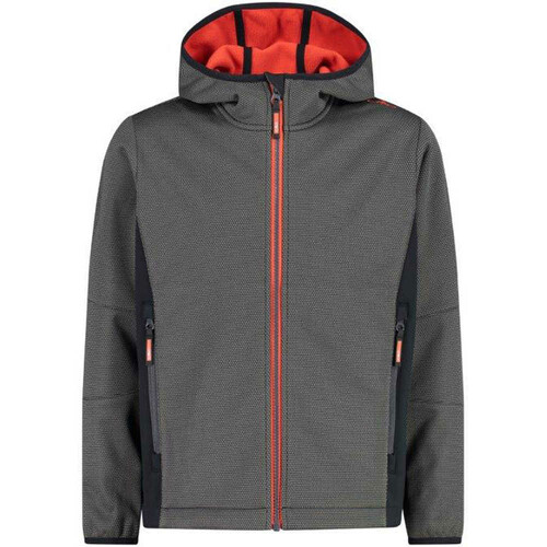 CMP KID JACKET FIX HOOD gris
