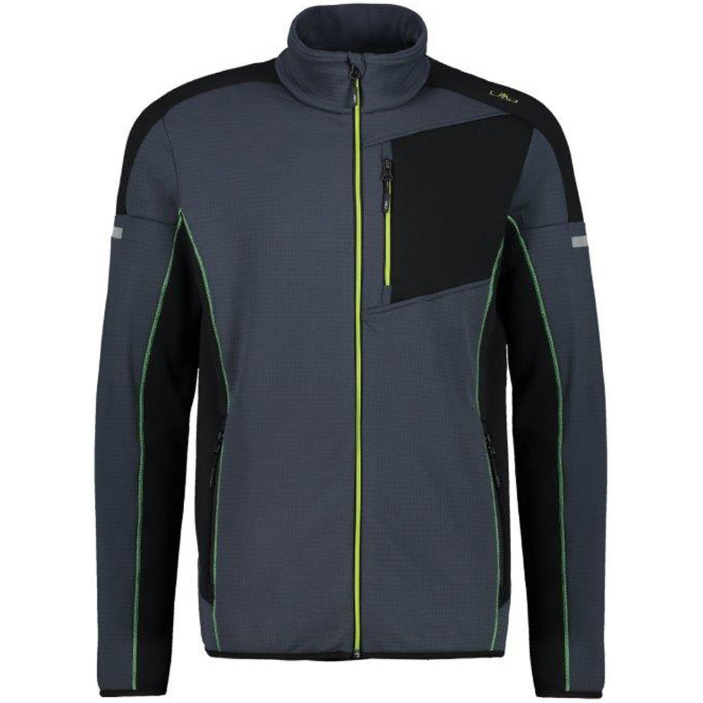 Cmp forro polar hombre Cmp MAN JACKET GR vista frontal Cmp forro polar hombre Cmp MAN JACKET GR vista frontal