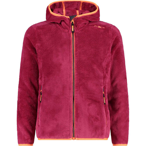 CMP KID G JACKET FIX HOOD rojo