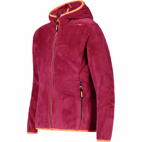 CMP KID G JACKET FIX HOOD rojo