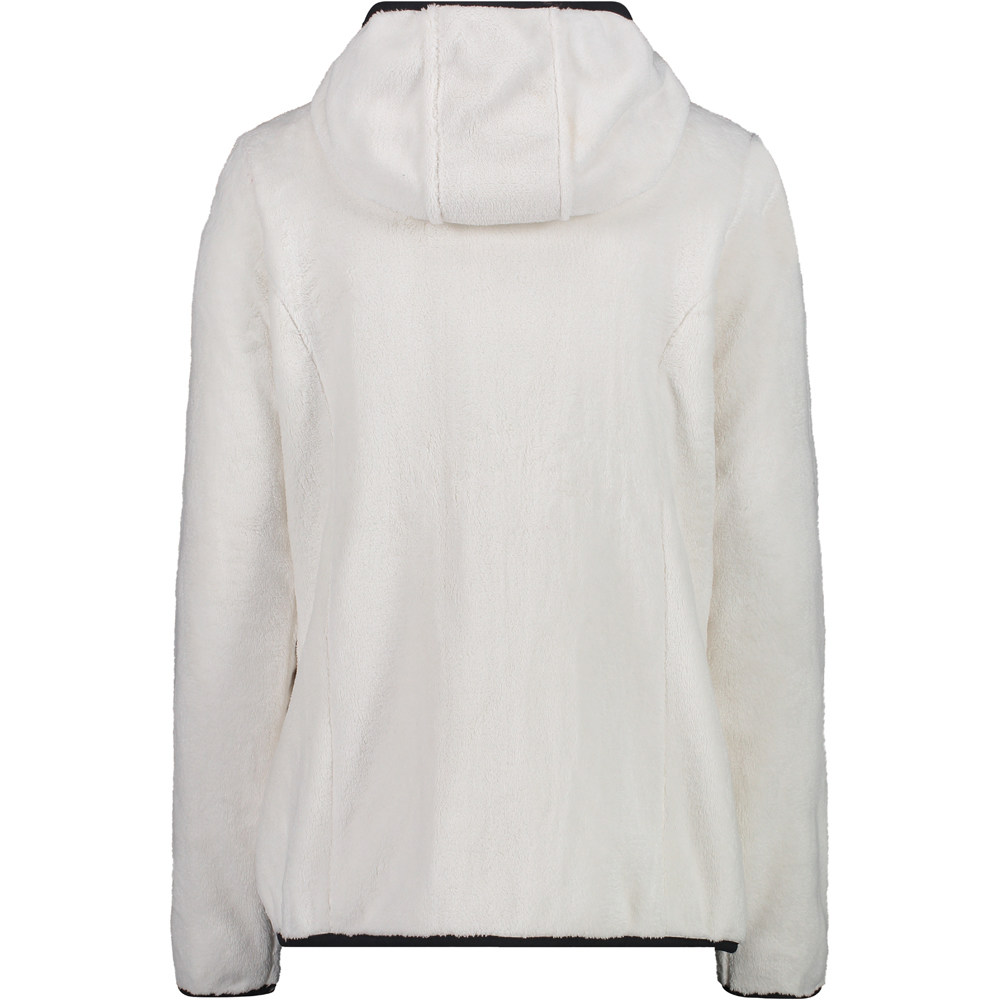 Cmp forro polar mujer WOMAN JACKET FIX HOOD vista trasera Cmp forro polar mujer WOMAN JACKET FIX HOOD vista trasera