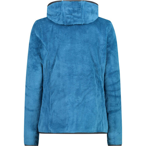 CMP WOMAN JACKET FIX HOOD azul
