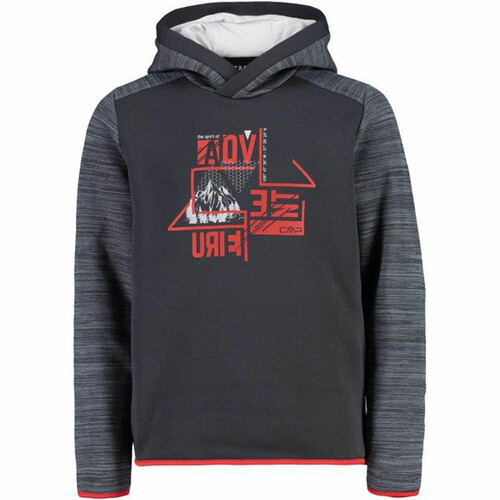 CMP KID SWEAT FIX HOOD azul