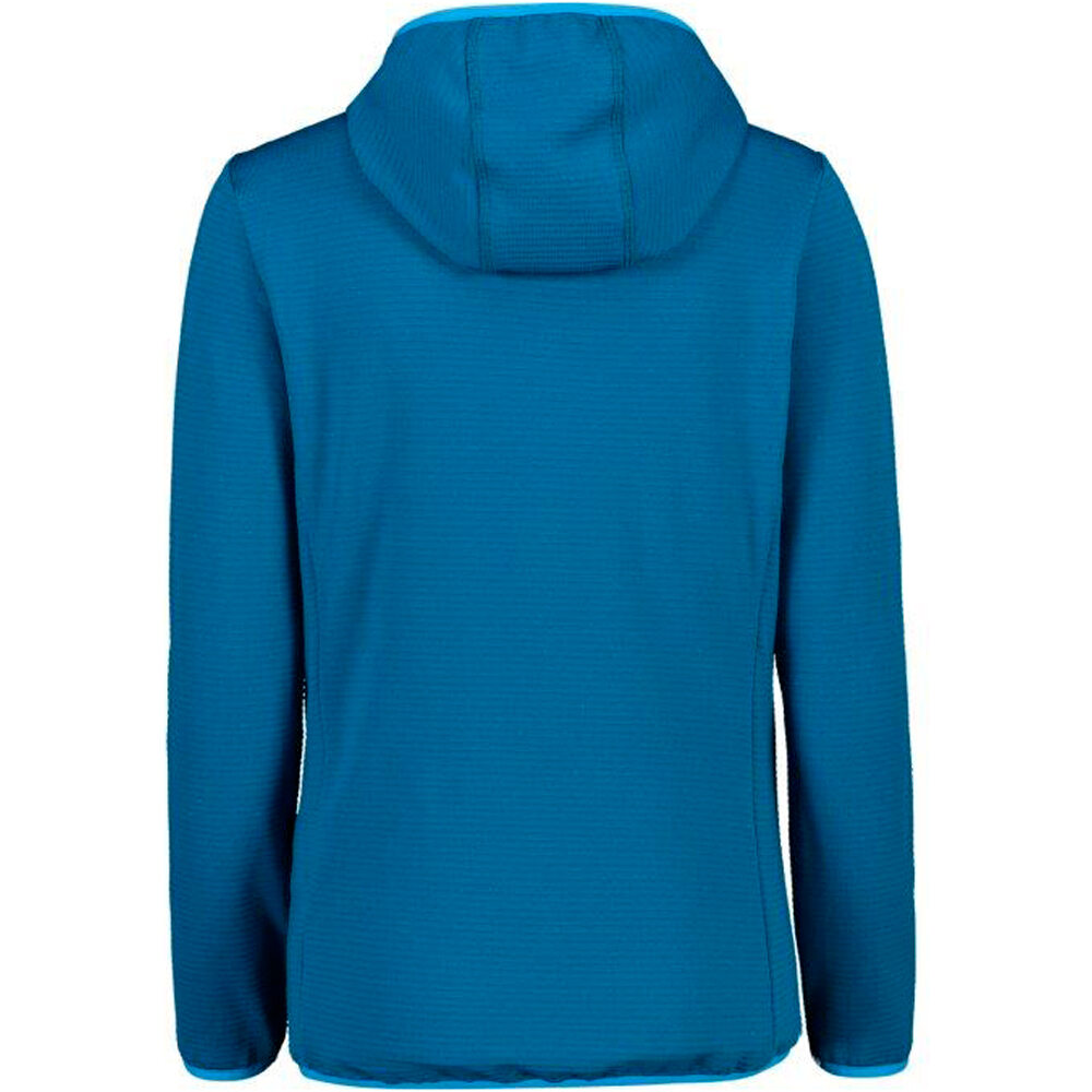 Cmp forro polar mujer Cmp WOMAN JACKET FIX HOOD vista trasera Cmp forro polar mujer Cmp WOMAN JACKET FIX HOOD vista trasera