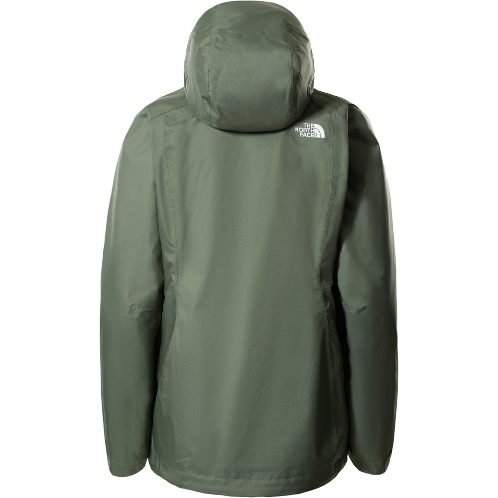 The North Face chaqueta impermeable mujer The North Face W EVOLVE II TRI JKT GR vista trasera The North Face chaqueta impermeable mujer The North Face W EVOLVE II TRI JKT GR vista trasera