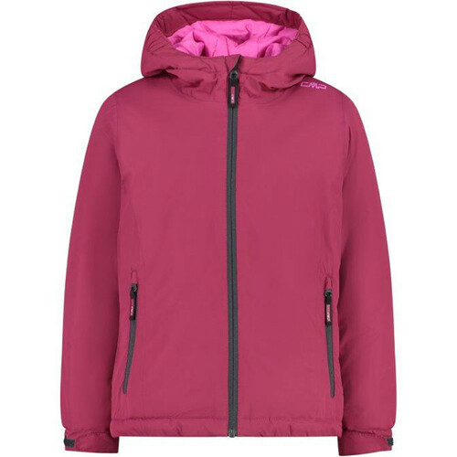 CMP KID G JACKET FIX HOOD rojo