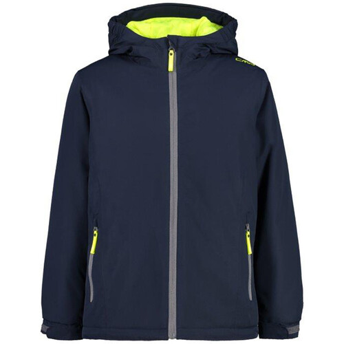 CMP KID JACKET FIX HOOD azul