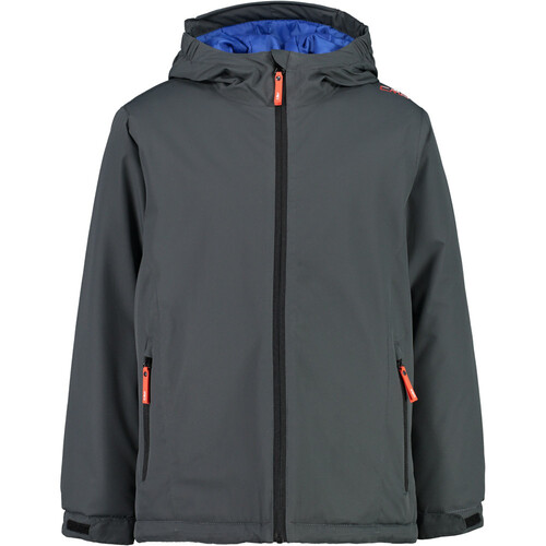 CMP KID JACKET FIX HOOD gris