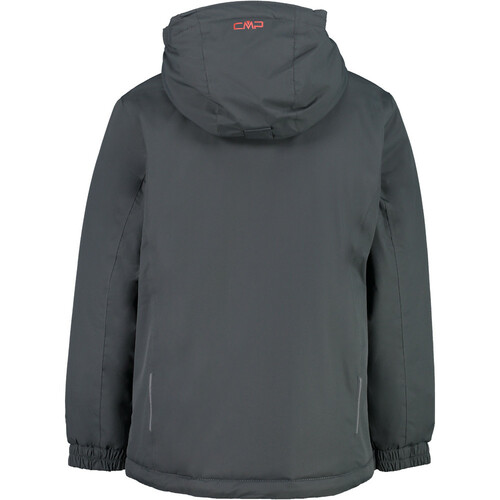 CMP KID JACKET FIX HOOD gris