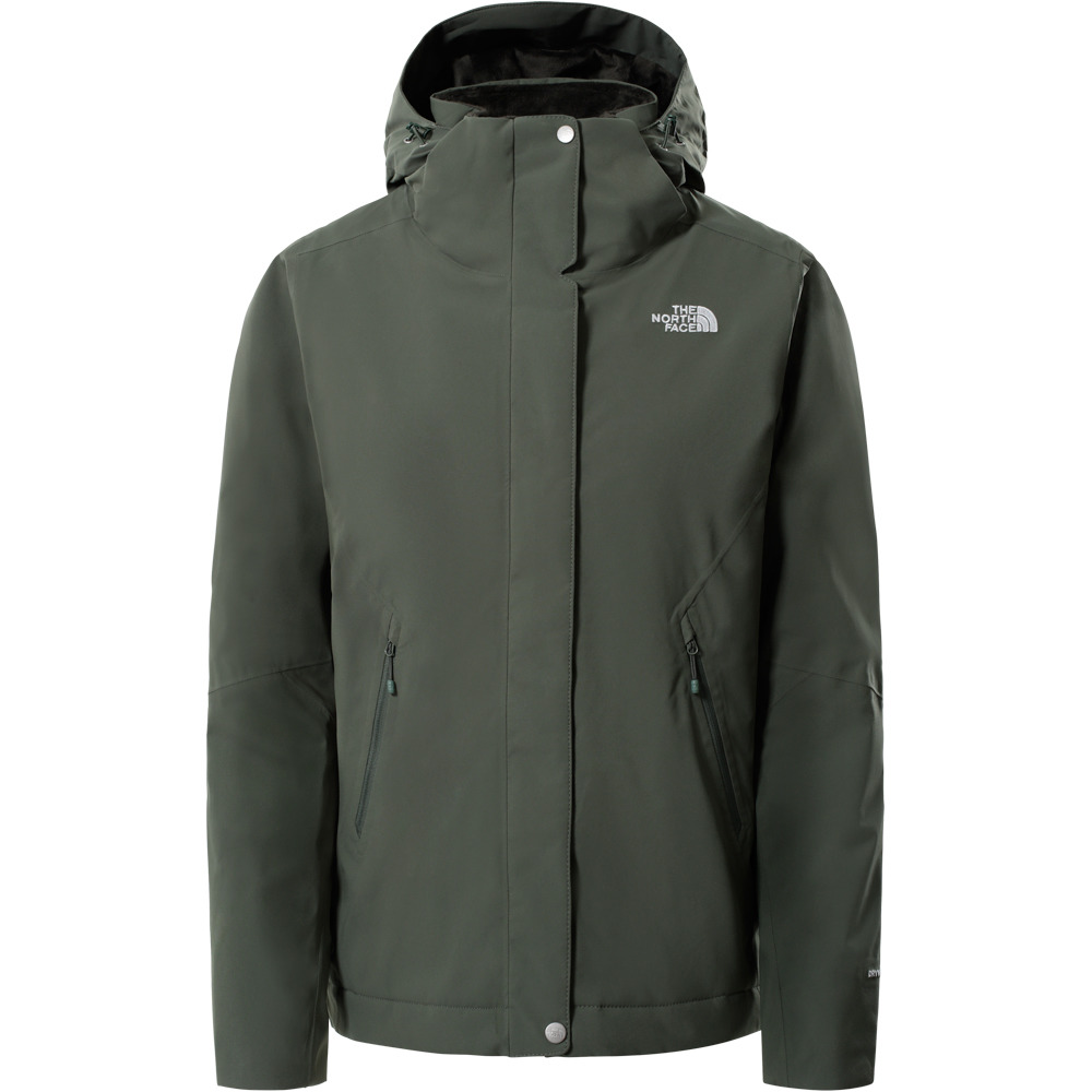 The North Face chaqueta impermeable mujer The North Face W INLUX INS JKT GR vista frontal The North Face chaqueta impermeable mujer The North Face W INLUX INS JKT GR vista frontal
