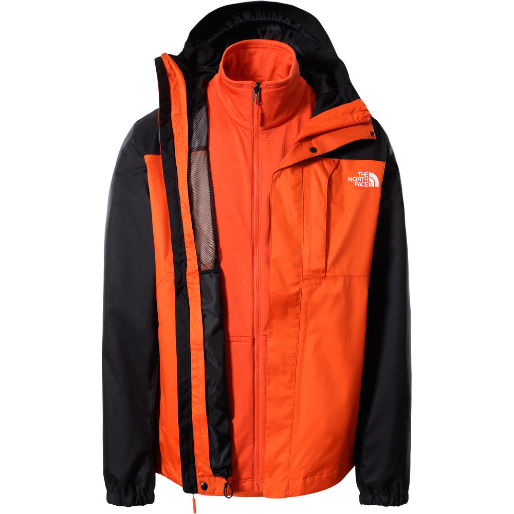 The North Face chaqueta impermeable hombre The North Face M QUEST TRI JKT vista detalle The North Face chaqueta impermeable hombre The North Face M QUEST TRI JKT vista detalle