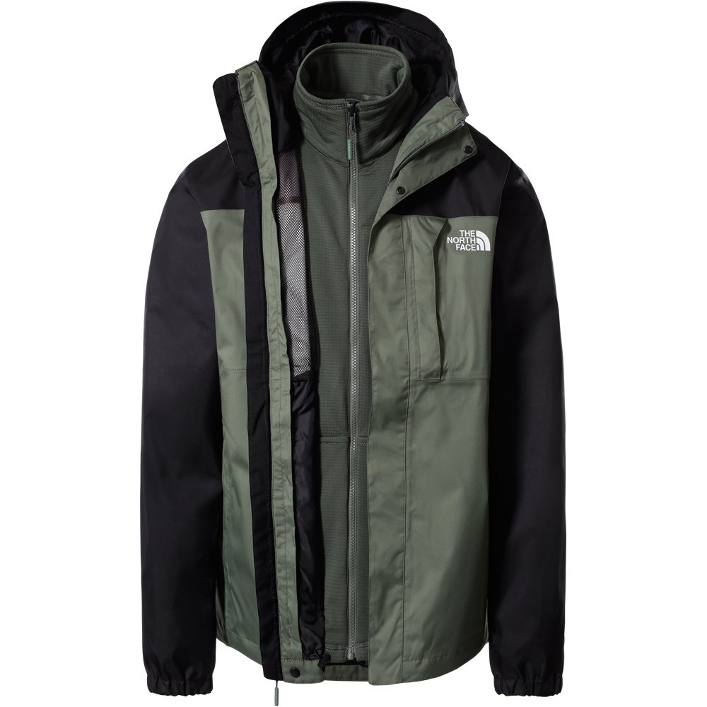 The North Face chaqueta impermeable hombre The North Face M QUEST TRI JKT vista detalle The North Face chaqueta impermeable hombre The North Face M QUEST TRI JKT vista detalle