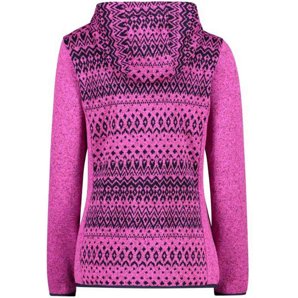 Cmp forro polar mujer Cmp WOMAN JACKET FIX HOOD vista trasera Cmp forro polar mujer Cmp WOMAN JACKET FIX HOOD vista trasera