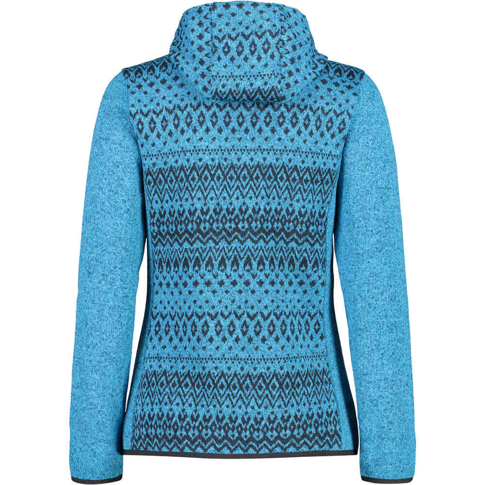 Cmp forro polar mujer Cmp WOMAN JACKET FIX HOOD vista trasera Cmp forro polar mujer Cmp WOMAN JACKET FIX HOOD vista trasera