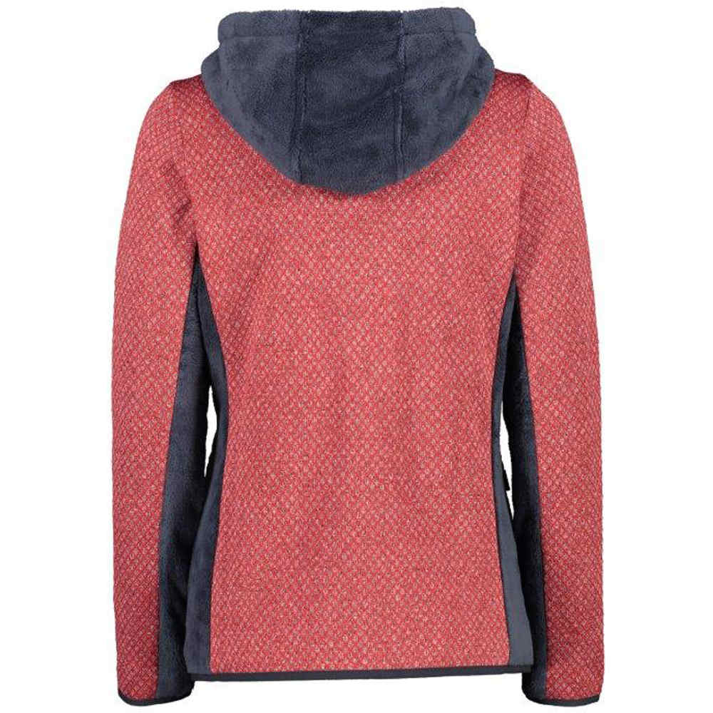 Cmp forro polar mujer Cmp WOMAN JACKET FIX HOOD vista trasera Cmp forro polar mujer Cmp WOMAN JACKET FIX HOOD vista trasera