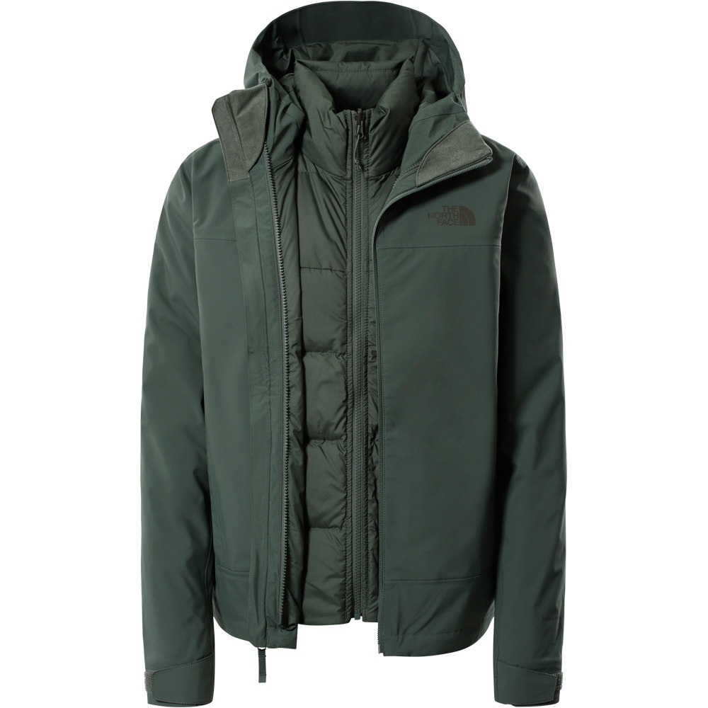 The North Face chaqueta impermeable insulada mujer The North Face W MNT LHT FL TRI JKT vista detalle The North Face chaqueta impermeable insulada mujer The North Face W MNT LHT FL TRI JKT vista detalle