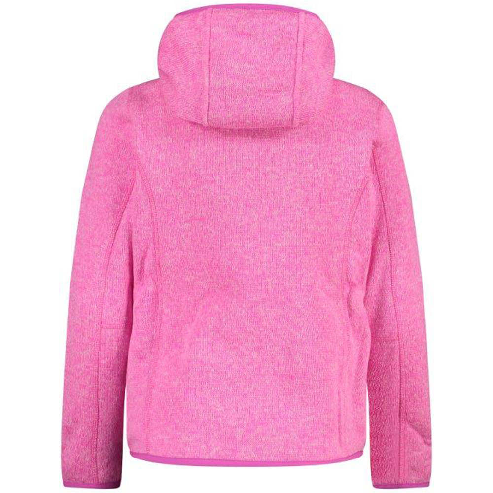 Cmp forro polar niño Cmp KID G FIX HOOD JACKET vista trasera Cmp forro polar niño Cmp KID G FIX HOOD JACKET vista trasera