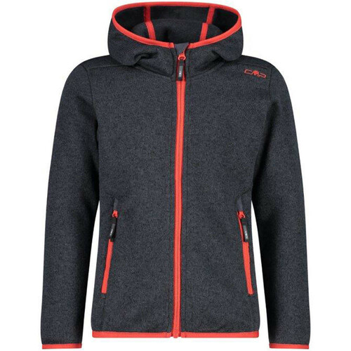 CMP KID G JACKET FIX HOOD gris