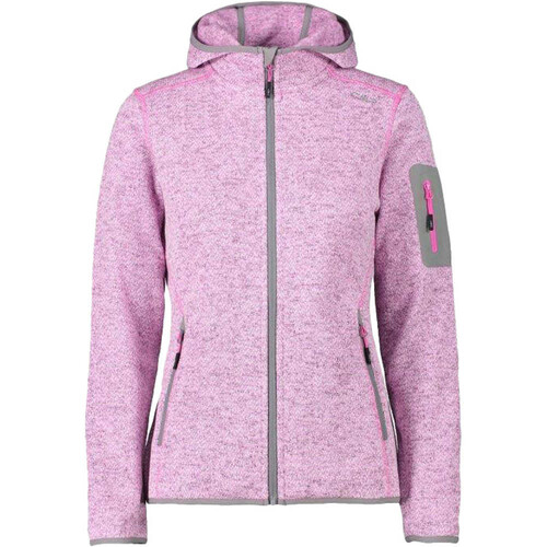 CMP WOMAN FIX HOOD JACKET morado