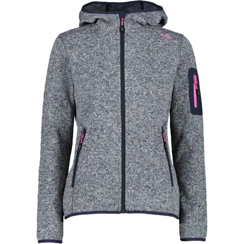 CMP WOMAN FIX HOOD JACKET gris