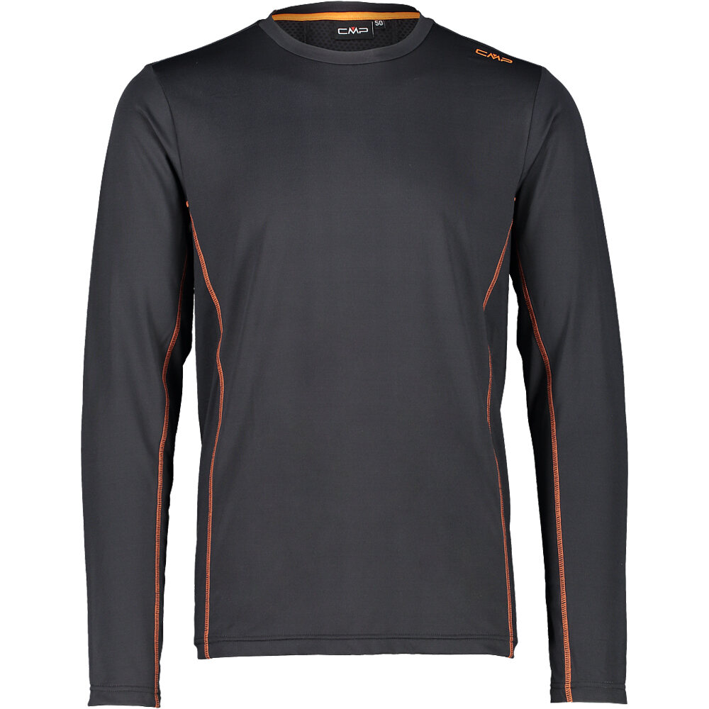 Cmp camiseta montaña manga larga hombre Cmp MAN T-SHIRT vista frontal Cmp camiseta montaña manga larga hombre Cmp MAN T-SHIRT vista frontal