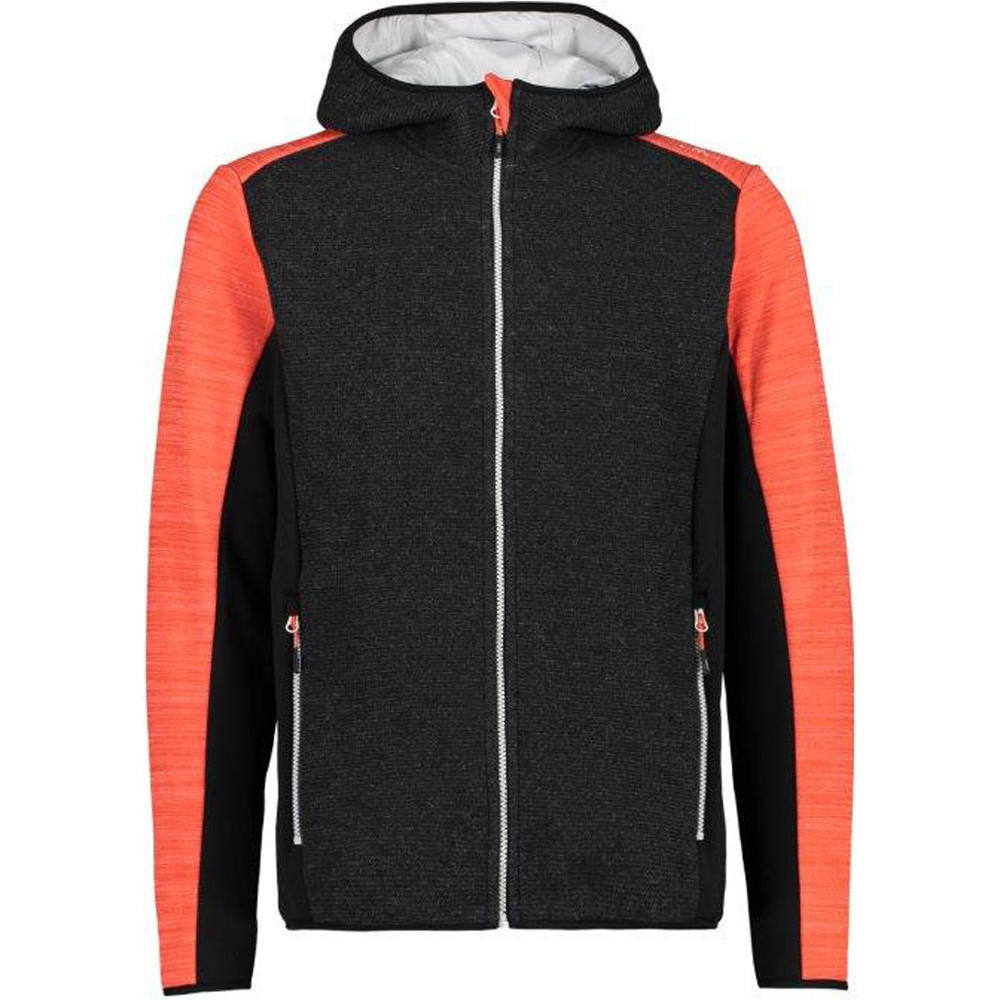 Cmp forro polar hombre Cmp MAN JACKET FIX HOOD vista frontal Cmp forro polar hombre Cmp MAN JACKET FIX HOOD vista frontal