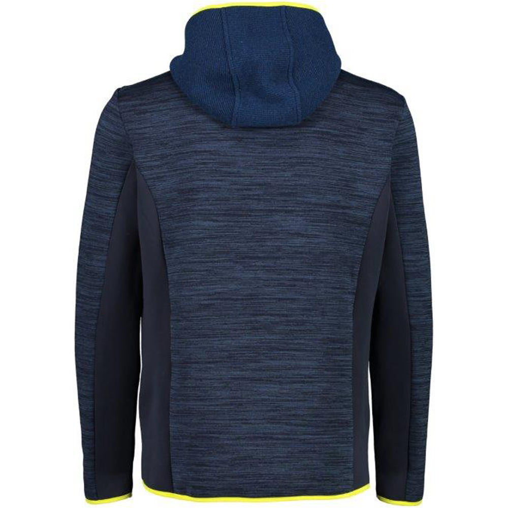 Cmp forro polar hombre Cmp MAN JACKET FIX HOOD vista trasera Cmp forro polar hombre Cmp MAN JACKET FIX HOOD vista trasera