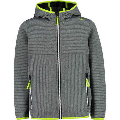 CMP KID JACKET FIX HOOD negro