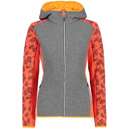 CMP WOMAN JACKET FIX HOOD rojo