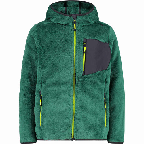 CMP KID JACKET FIX HOOD verde