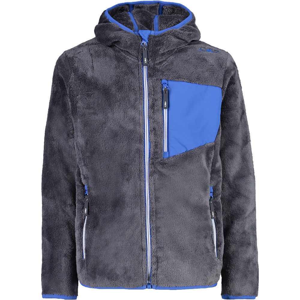 Cmp forro polar niño Cmp KID JACKET FIX HOOD vista frontal Cmp forro polar niño Cmp KID JACKET FIX HOOD vista frontal