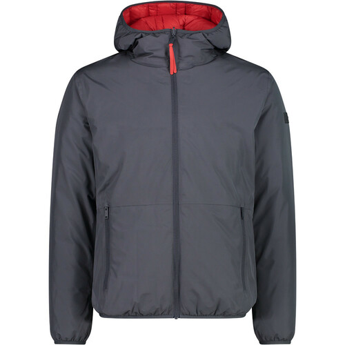 CMP MAN REVERSE JACKET FIX HOOD gris