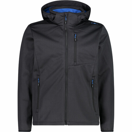 CMP MAN JACKET ZIP HOOD azul