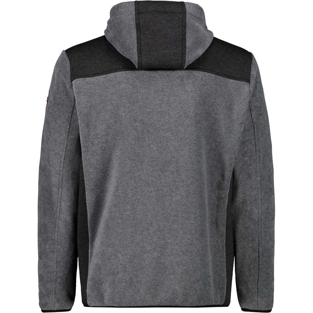 Cmp sudadera hombre Cmp MAN JACKET FIX HOOD vista trasera Cmp sudadera hombre Cmp MAN JACKET FIX HOOD vista trasera