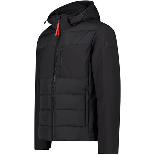 CMP MAN JACKET ZIP HOOD negro