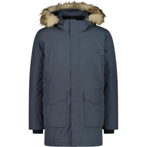 CMP MAN PARKA FIX HOOD GR gris
