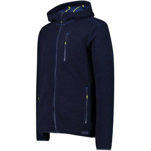 CMP MAN JACKET FIX HOOD AZ azul