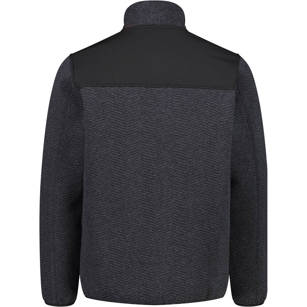 Cmp sudadera hombre Cmp MAN JACKET vista trasera Cmp sudadera hombre Cmp MAN JACKET vista trasera