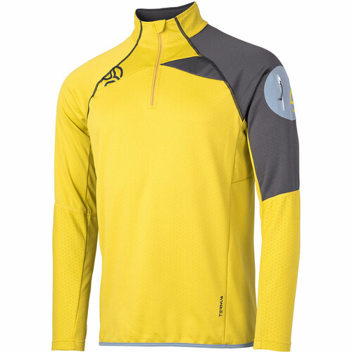 TERNUA CAMISETA RAKKER 1/2 ZIP M verde