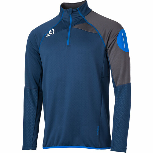 TERNUA CAMISETA RAKKER 1/2 ZIP M azul