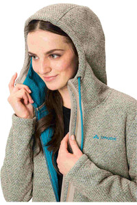 Vaude forro polar mujer Vaude Womens Skomer Hooded Jacket vista detalle Vaude forro polar mujer Vaude Womens Skomer Hooded Jacket vista detalle