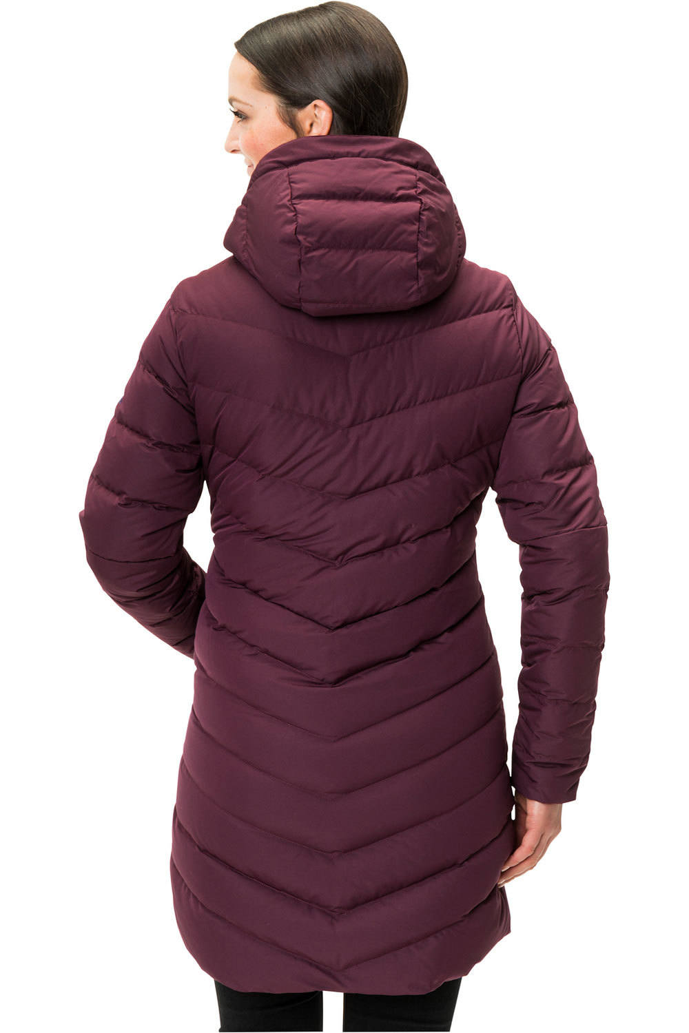 Vaude chaqueta outdoor mujer Vaude Womens Annecy Down Coat vista trasera Vaude chaqueta outdoor mujer Vaude Womens Annecy Down Coat vista trasera