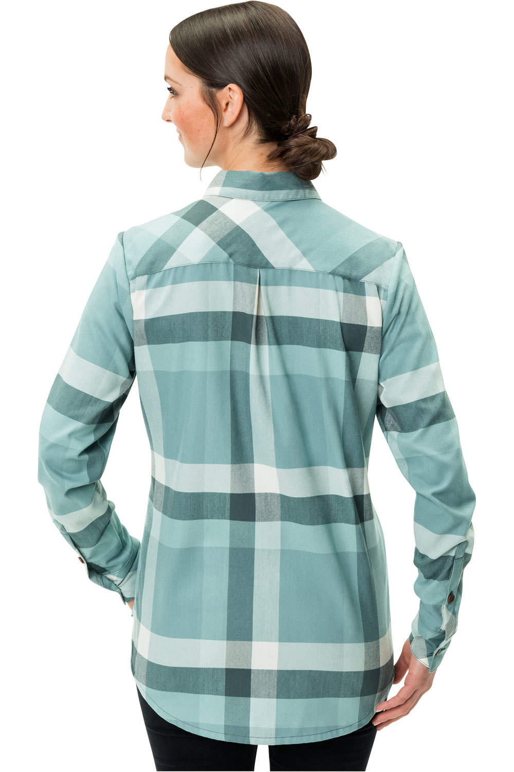Vaude camisa montaña manga larga mujer Vaude Womens Farsund LS Shirt II vista trasera Vaude camisa montaña manga larga mujer Vaude Womens Farsund LS Shirt II vista trasera