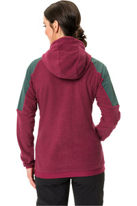 Vaude forro polar mujer Vaude Womens Yaras Hooded Fleece Jacket vista trasera Vaude forro polar mujer Vaude Womens Yaras Hooded Fleece Jacket vista trasera