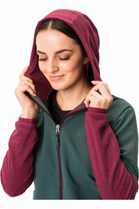 Vaude forro polar mujer Vaude Womens Yaras Hooded Fleece Jacket vista detalle Vaude forro polar mujer Vaude Womens Yaras Hooded Fleece Jacket vista detalle