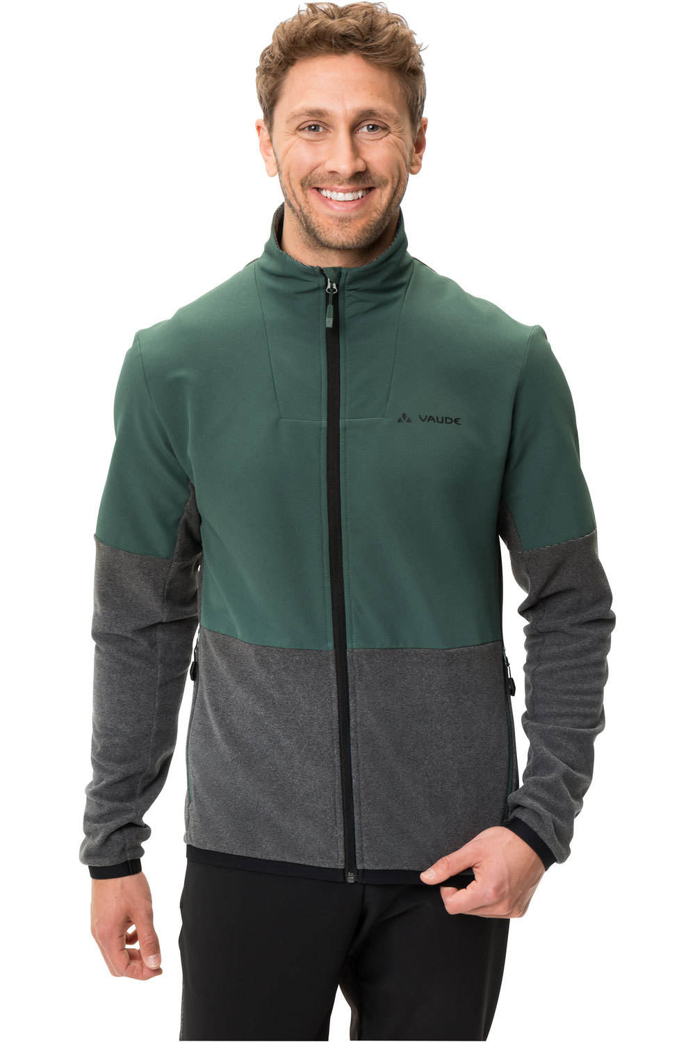 Vaude forro polar hombre Vaude Mens Yaras Fleece Jacket vista frontal Vaude forro polar hombre Vaude Mens Yaras Fleece Jacket vista frontal