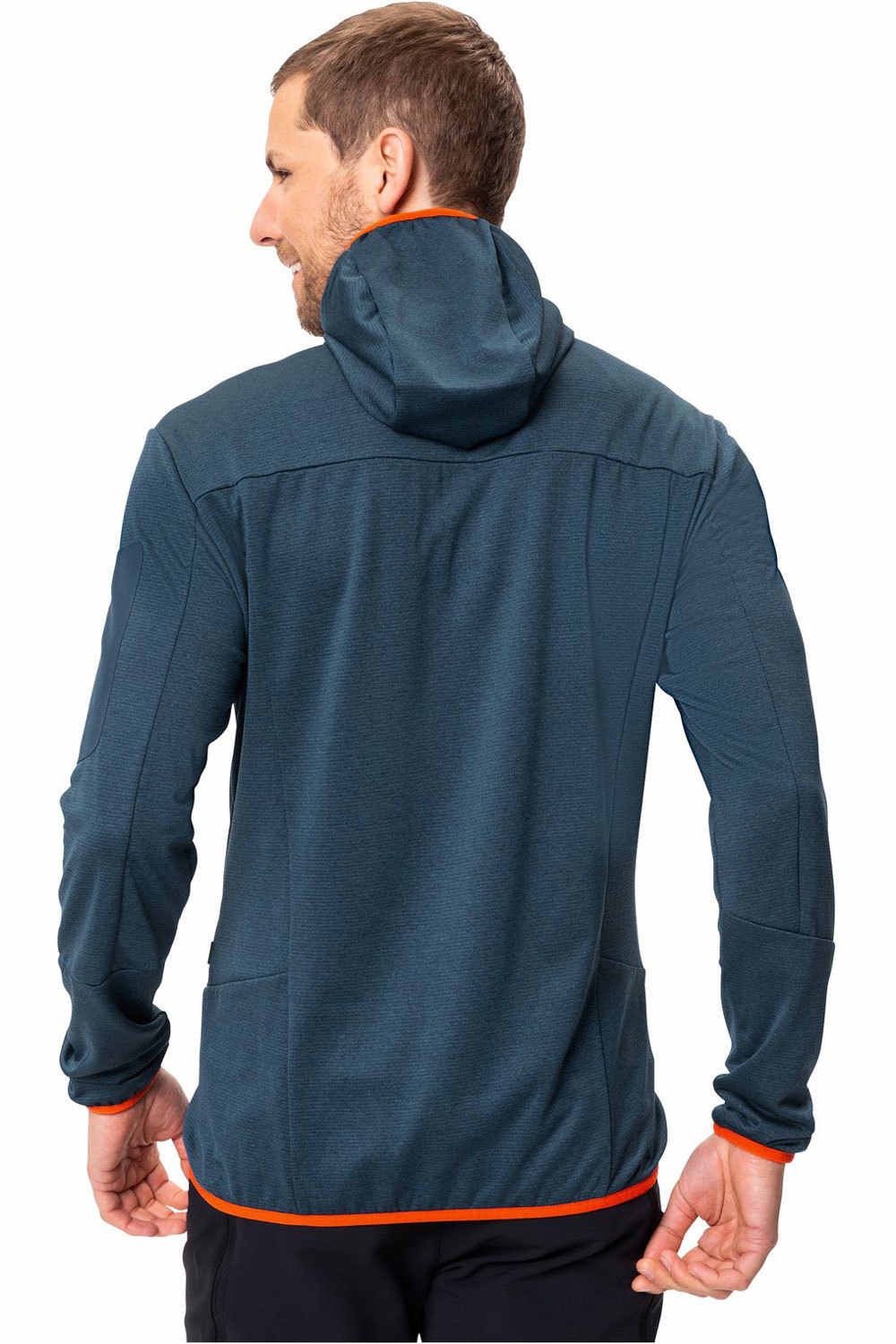 Vaude forro polar hombre Vaude Mens Monviso Fleece Jacket vista trasera Vaude forro polar hombre Vaude Mens Monviso Fleece Jacket vista trasera