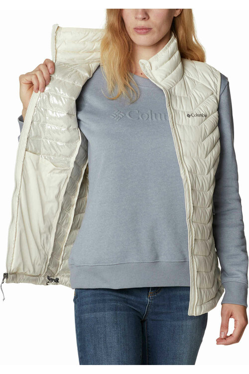 COLUMBIA POWDER LITE VEST blanco