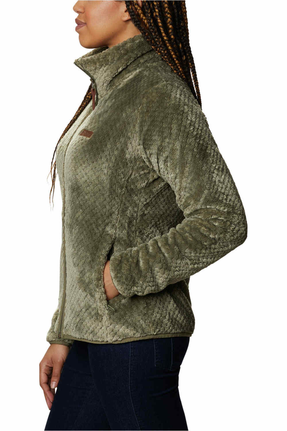 Columbia forro polar mujer Columbia Fire Side II Sherpa FZ vista trasera Columbia forro polar mujer Columbia Fire Side II Sherpa FZ vista trasera